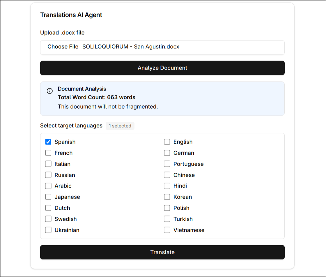 Imagen del Traductor AI